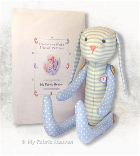 Printable Floppy Eared Bunny Sewing Pattern