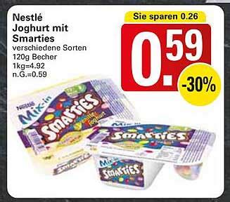 Nestlé Joghurt Mit Smarties Angebot bei Wez