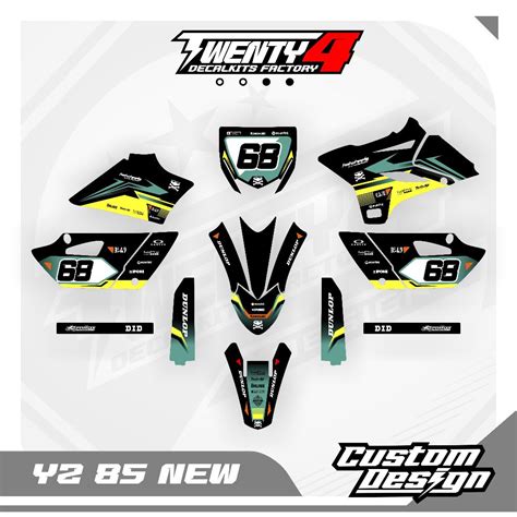 Jual Decal Yz Full Custom Bebas Request Nama Dan Nomor Shopee