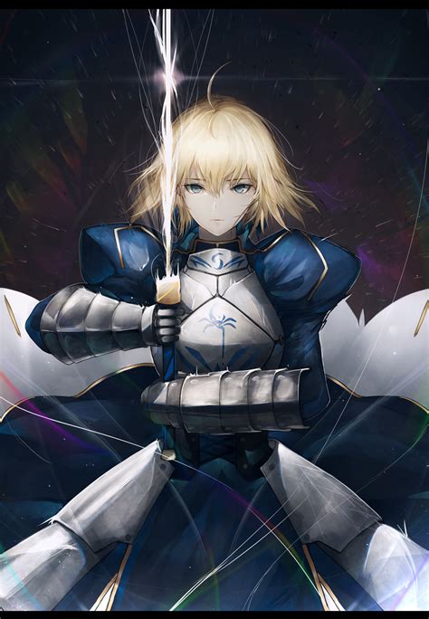 Artoria Pendragon And Saber Fate And 1 More Drawn By Marumoru Danbooru