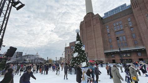 Doing a few jumps, spins, and turns at GLIDE Ice Rink Battersea ...