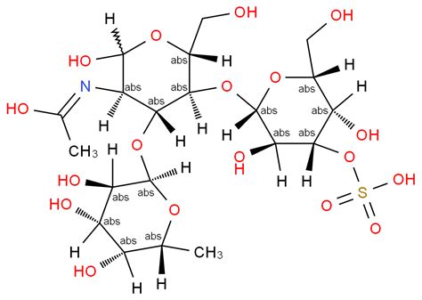 D Glucose O Deoxy A L Galactopyranosyl O O Sulfo B D