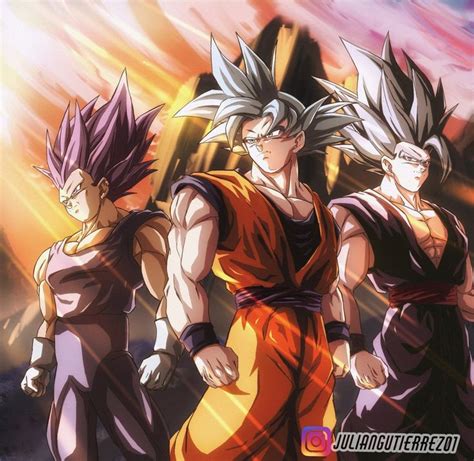 Goku Mui Vegeta Ue Y Gohan Beast Artistas Pelicula De Goku