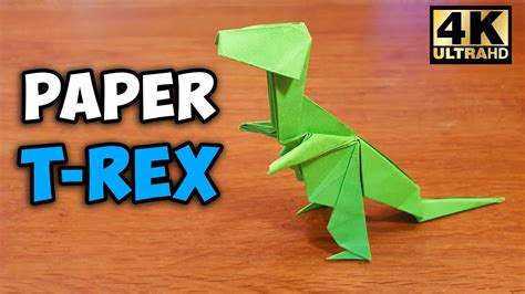 How To Make An Origami T Rex Atelier Yuwa Ciao Jp