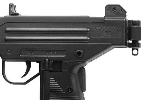 Mini Uzi Spring Airsoft Gun Black