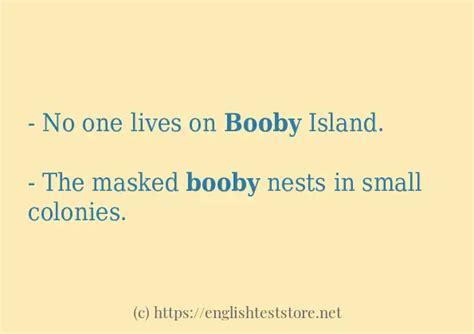 sentence   booby englishteststore blog