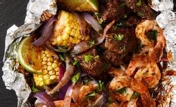 Dairyfree Surf And Turf Foil Packets In Oven Recipes