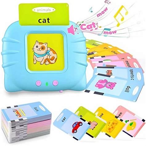 Education Flash Card Interactive Learning Toys for Children, Electronic Montessori Educational ...