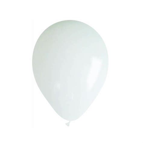 Globo Latex Met Lico Blanco Paquete X Unidades Olego