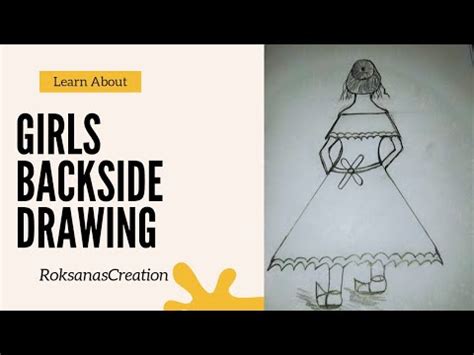 Girl From Backside Drawing Easy Drawing Step By Step How To Draw