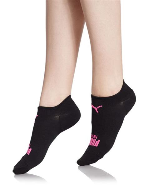 Puma No Show Sport Socks, 2-pack in Black | Lyst