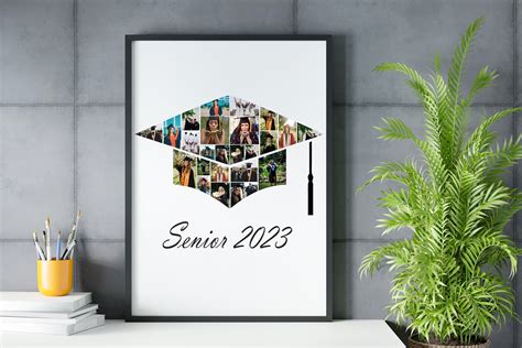 Graduation Cap Photo Collage For Canva Inside 25pcs Photo School