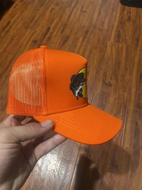 Bass Pro Shops Bass Pro Shop Trucker Hat Color Orange Grailed