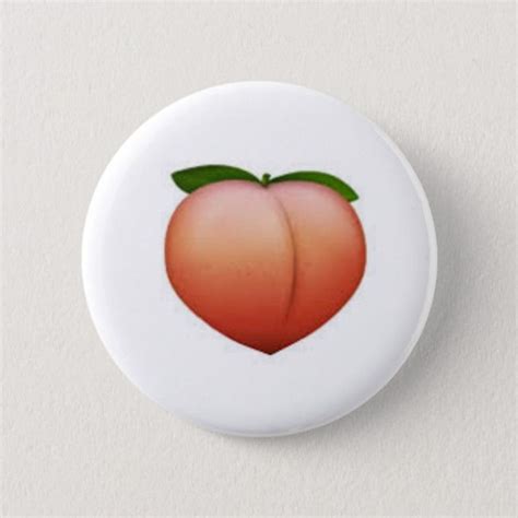 Peach Emoji Button | Zazzle | Emoji diy, Emoji, Peach