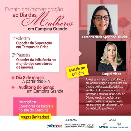 Corretoras de Campina Grande terão evento em comemoração ao Dia