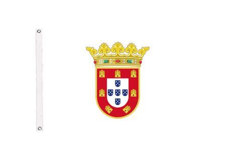 Portugal 1521 - 1578 King Manuel I Flag with Eyelets