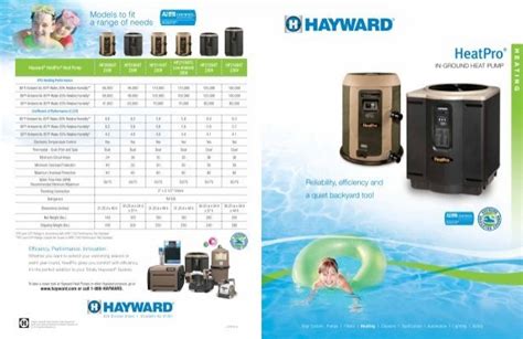 Heatpro® Heat Pumps For In Ground Pools And Spas Hayward