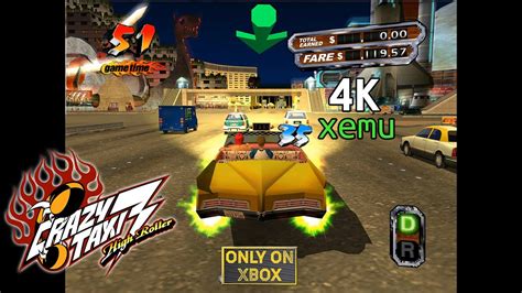 Crazy Taxi High Roller P K Fps Xemu Microsoft Xbox