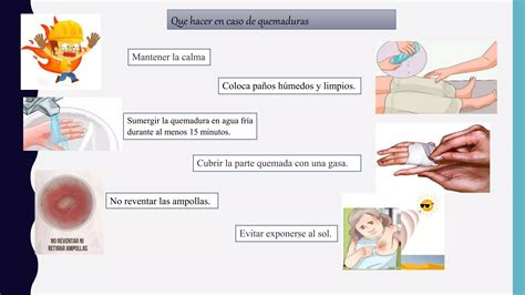 Primeros Auxilios Quemaduras Ppt