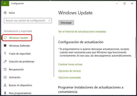 Dónde Encontrar Windows Update En Windows 10 Tecnowindows