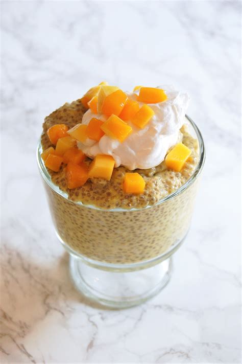 Tropical Mango Coconut Chia Pudding Nutrition To Fit