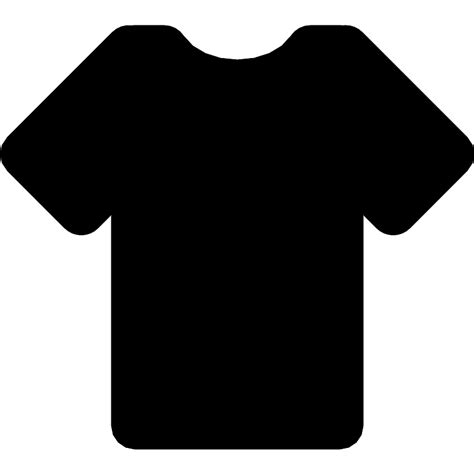 T Shirt Black Silhouette Vector SVG Icon - SVG Repo