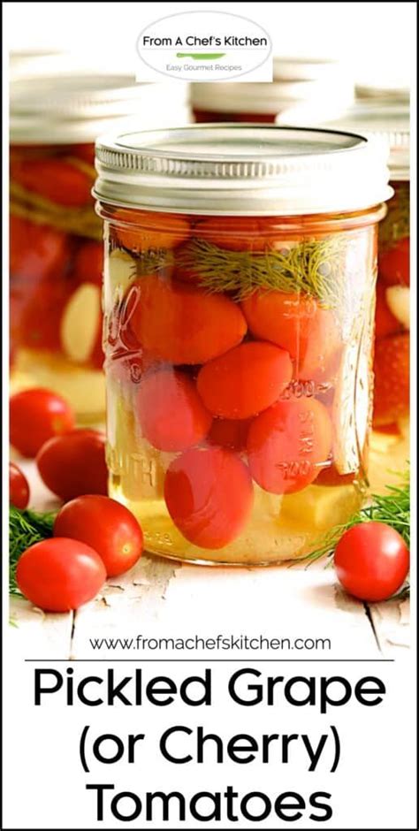 Pickled Grape Tomatoes Tangy And Delicious