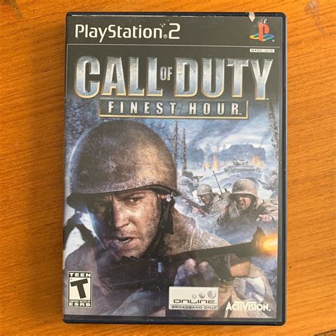 Call Of Duty Finest Hour PS2 Game Call Of Duty Playstation Sony