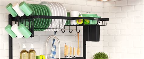 Amazon Kitsure Over The Sink Dish Drying Rack To X