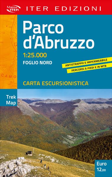 Parco D Abruzzo Carta Escursionistica La Tenda Scout Shop