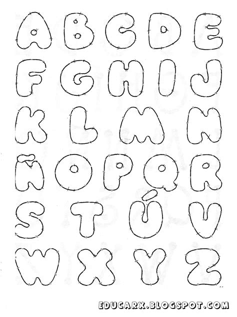 Desenho De Letras Do Alfabeto Coloring City