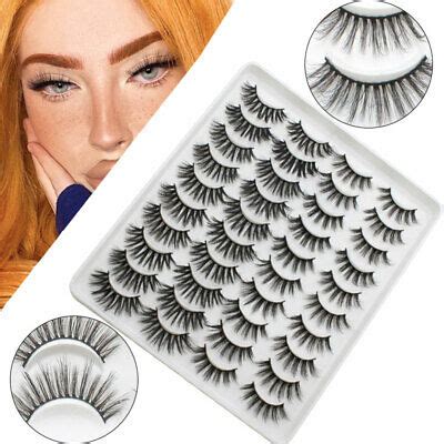 Mix False Lash Croce Naturale Ciglia Simil Estensione Ciglia Visone