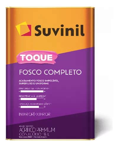 Tinta Suvinil Toque Fosco Completo Elefante 18l MercadoLivre