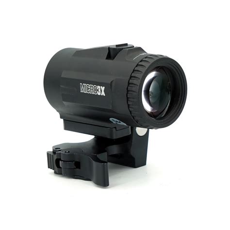 SPECPRECISION Tactical V3XM Optics 3X Red Dot Sight Magnifier with Quick-Release Mount Replica