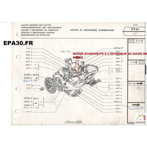 Joint Spy Bague Etancheite Guide De Butee Simca Rallye