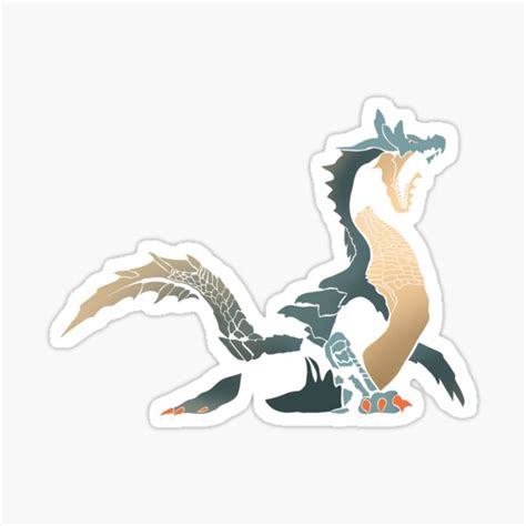 Lagiacrus Monster Hunter Sticker For Sale By Fantasyhaze Redbubble