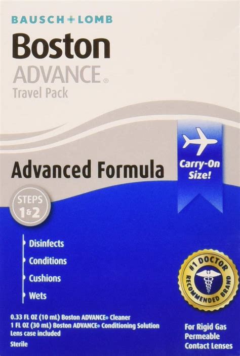 Bausch & Lomb Boston Advance Formula Travel Pack - 3 Pack | Convenient ...