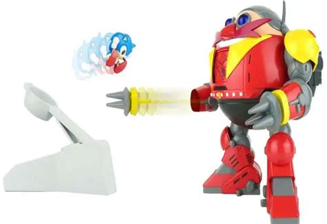 Sonic The Hedgehog Giant Eggman Robot Battle Set 2 5 Playset Jakks