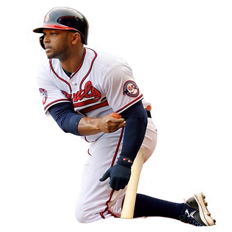 Download Atlanta Braves Player Batting Png Eqh61 | Wallpapers.com