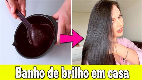 Como Dar Banho De Brilho No Cabelo Em Casa