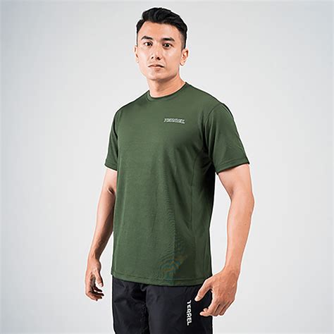 Jual Terrel Sportswear Basic Tee Green Tshirt Baju Olah Raga Dry Fit