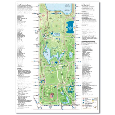 Central Park Map Central Park Map Central Park Park South | Ruby ...