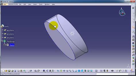 01 Catia Beginner Tutorial Pad Command Youtube