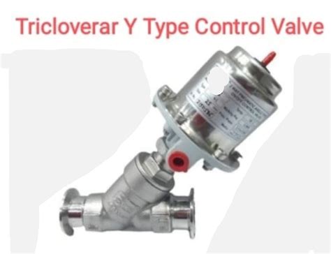 Bar Stainless Steel Y Type Pneumatic Control Valve At Rs In Mumbai