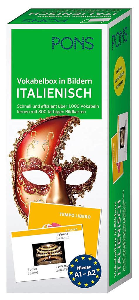 Amazon Pons Vokabelbox In Bildern Italienisch Schnell Und