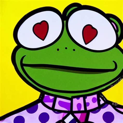 Kermit The Frog In The Style Of Romero Britto Stable Diffusion OpenArt