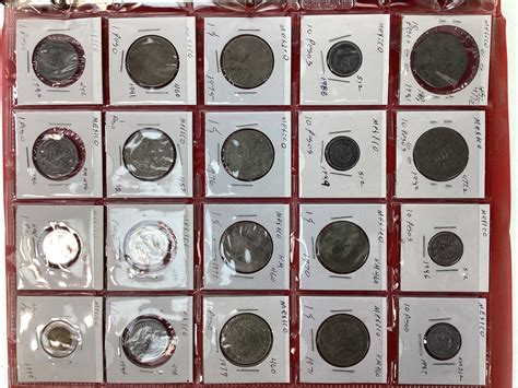 Lot - Collection Of Coins From Mexico