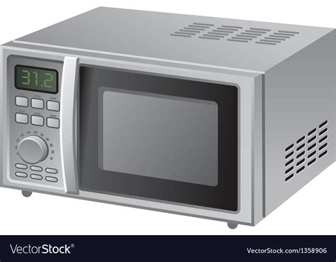 Microwave Oven Royalty Free Vector Image VectorStock