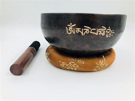 Klankschaal Legering Inscribed Mantra Om Mani Padme Catawiki