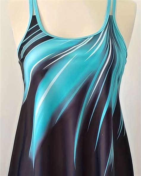 Hhh New Print Plus Size Swimsuit Plump Girls Bikini Conservative Sports Swimsuit Two Piece